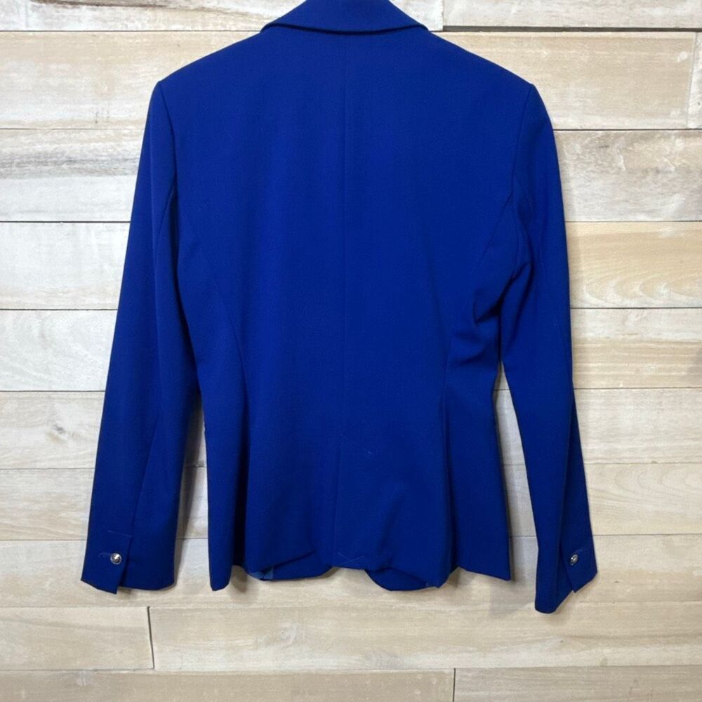 Zara Basic Royal Blue Single Button Blazer Size 4 - image 6